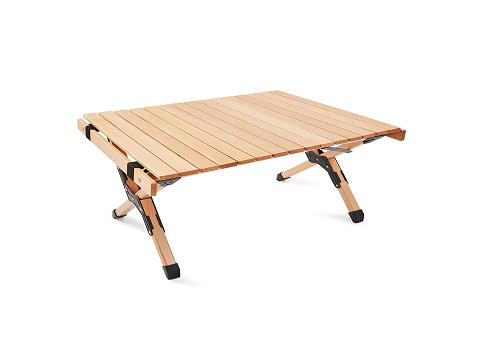 wood picnic table
