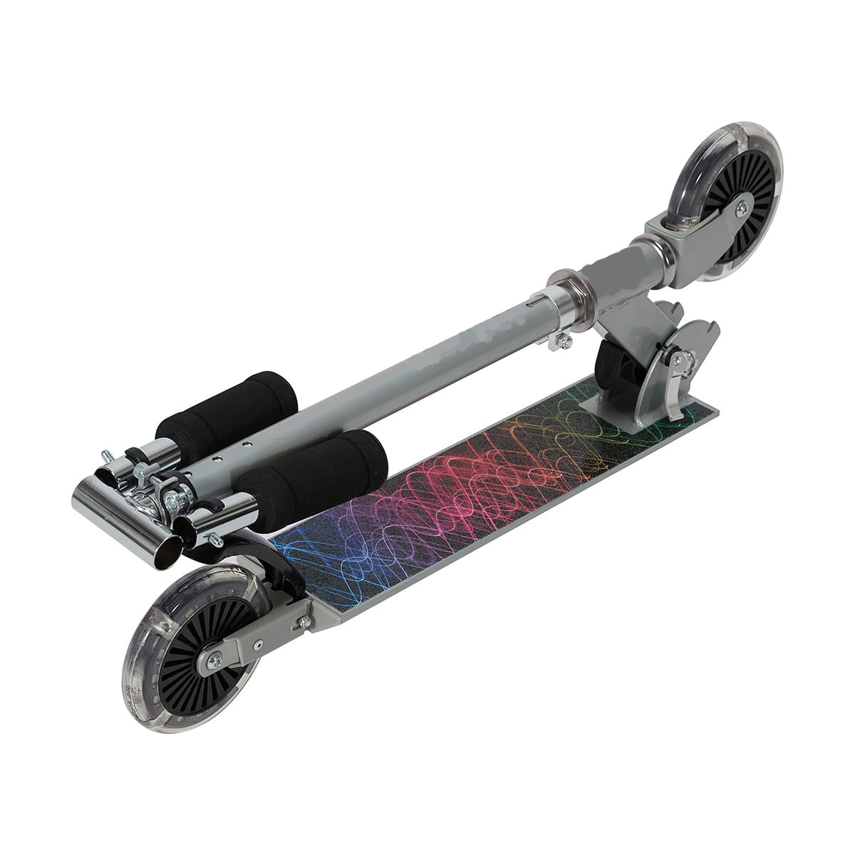 Lightup 2-Wheel Foldable&Adjustable Kick Scooter